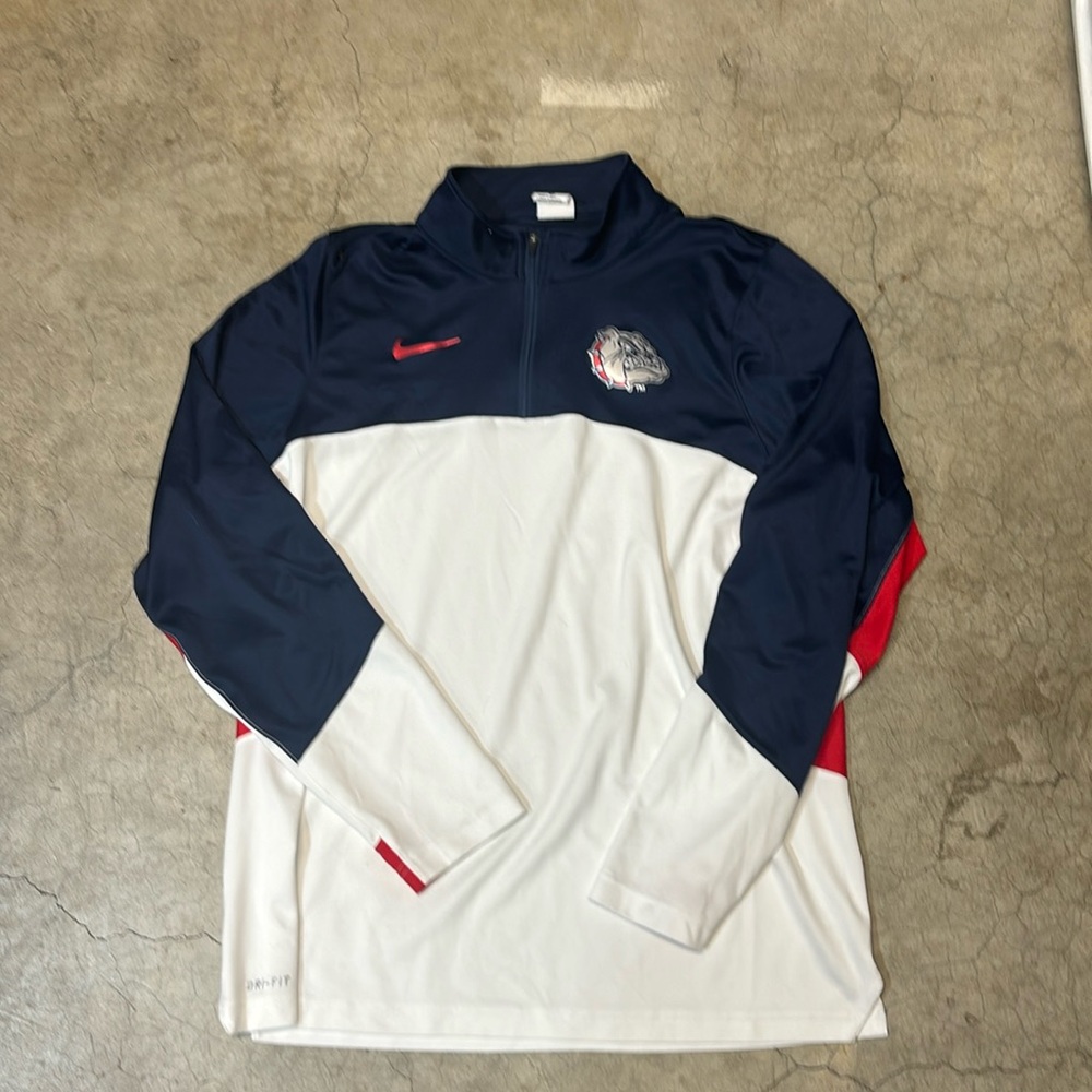 Nike Gonzaga warm up quarter zip